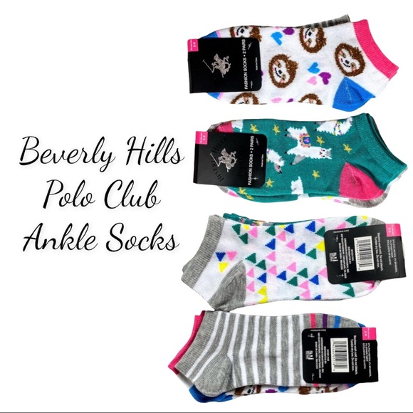 NWT Beverly Hills Polo Club Ankle Socks Bundle- Women’s - Picture 8 of 8